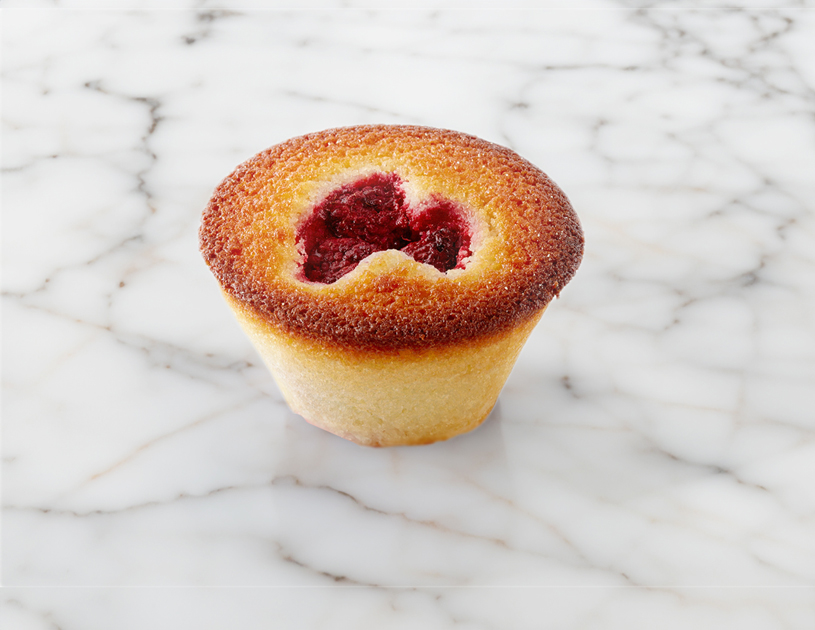 Financier framboise