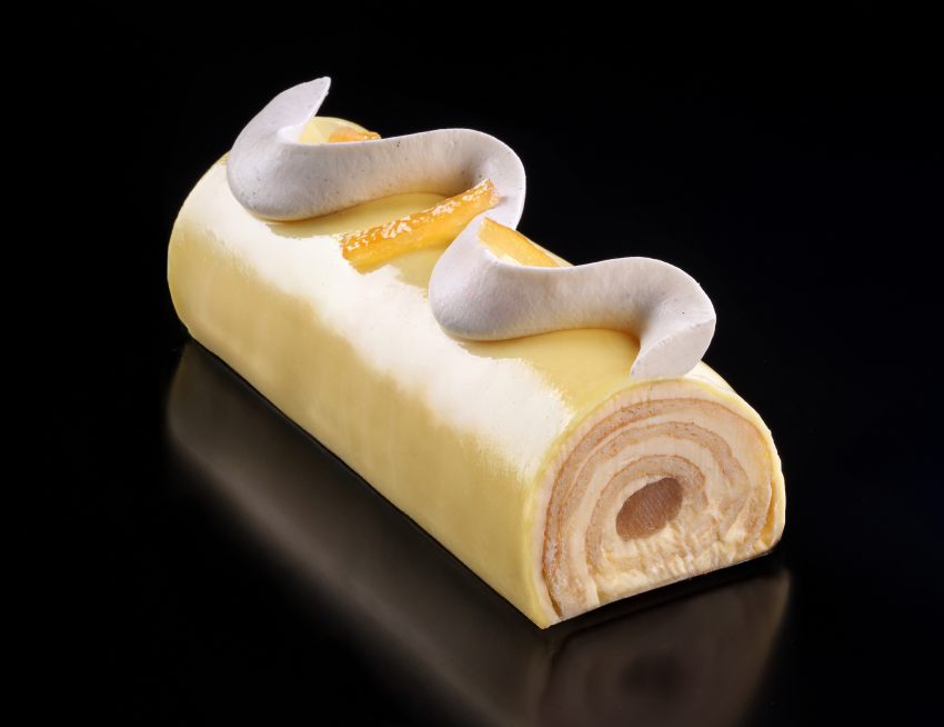 Bûche roulée au citron