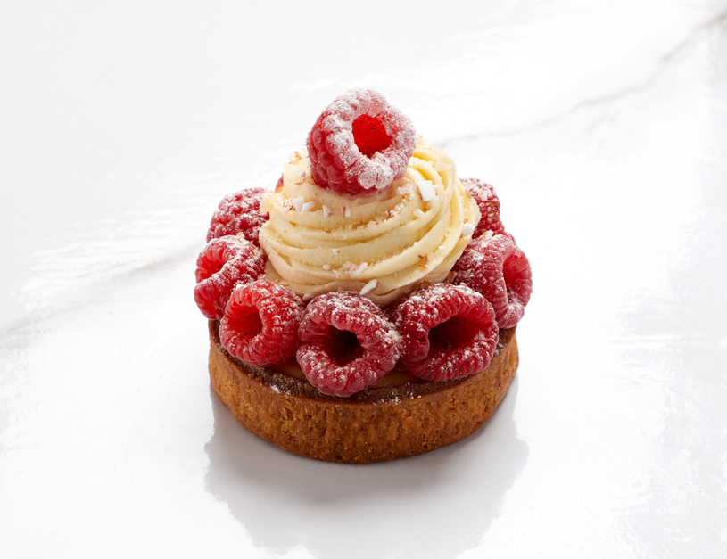 Tartelette framboise et mascarpone de nougat