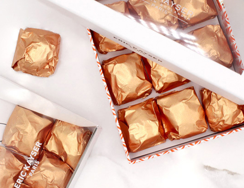 Nous vous proposons nos marrons glacés par cinq ou par neuf, à déguster sans compter.