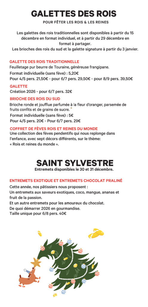 Dépliant des Fêtes de fin d'année, page 5