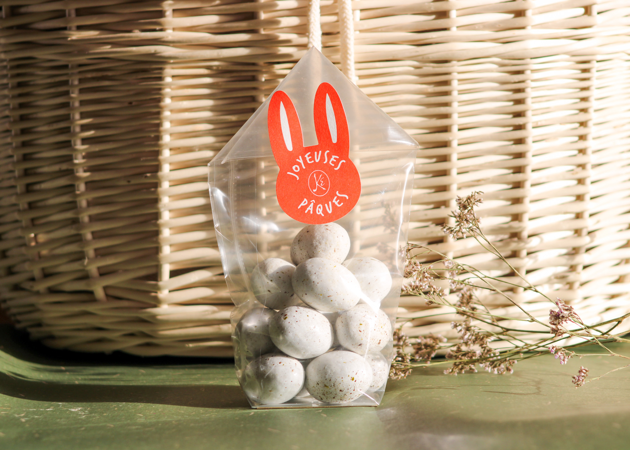 Œufs de mouettes praliné